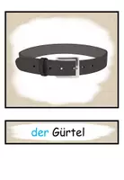 Vorschau - Präsentationen/Tafelbilder - Bildkarten und Wortkarten "Sonstige Kleidung und Accessoires" DaZ / Deutsch - Seite 1