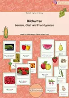 Vorschau - Bildkarten - Bildkarten: Obst, Gemüse und Fruchtgemüse - Deckblatt