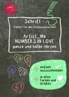 Vorschau - Poster - Schrift / Ziffern / Fonts - verliebte Zahlen - ❤ Artist_Me - Numbers In Love - Deckblatt