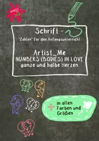 Vorschau - Poster - Schrift / Ziffern / Font - verliebte Zahlen - ❤ Artist_Me-Numbers In Love (Body) - Deckblatt