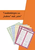 Vorschau - Arbeitsblätter - Tandembögen: Die Verben "haben" und "sein" - Deckblatt