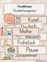 Vorschau - Arbeitsblätter - BUNDLE: Hundeklasse / Klassentier Hund - Classroom Management - Seite 1
