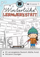 Vorschau - Arbeitsblätter - Lernwerkstatt Winter | 20 Stationen für Klasse 1 | Deutsch, Mathe, Kunst - Deckblatt