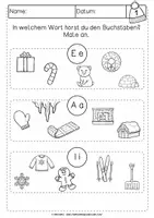 Vorschau - Arbeitsblätter - Lernwerkstatt Winter | 20 Stationen für Klasse 1 | Deutsch, Mathe, Kunst - Seite 2