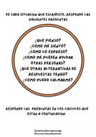 Vista previa - Hojas de trabajo - ¿Cómo me siento Hoja de trabajo de autoconocimiento emocional - página 3