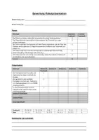 Vorschau - Arbeitsblätter - Individuelle Bewertung von Plakatpräsentation - Deckblatt