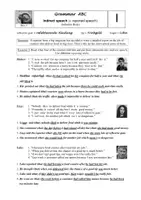 Vorschau - Arbeitsblätter - Indirect speech - Ibex (8 Arbeitsblätter mit Lösungen) - Deckblatt