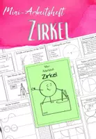 Vorschau - Arbeitsblätter - Zirkel in der Grundschule Mini-Arbeitsheft - Deckblatt