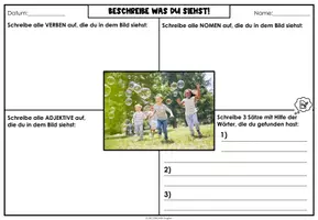 Vorschau - Arbeitsblätter - Schreiben mit Bildern - Seite 3