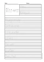Vorschau - Arbeitsblätter - Arbeitsblätter Eu Druckschrift, Buchstabeneinführung, DaZ, Deutsch - Seite 3