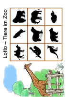 Vorschau - Spiele - Sprachförderung "Tiere im Zoo": Schattenbilder-Lotto (DaZ/DaF) - Seite 3