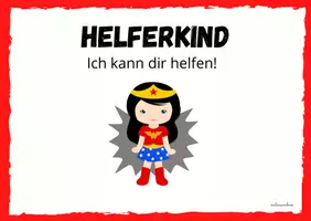 Vorschau - Bildkarten - Helferkind Unterstützungssystem - Seite 1