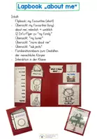 Vorschau - Arbeitsblätter - all about me - lapbook - Deckblatt