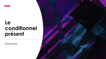 Vorschau - Präsentationen/Tafelbilder - Conditionnel présent - Simon Bigagli - Seite 1