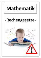 Vorschau - Poster - Mathe: Rechengesetze (Merkplakate) - Deckblatt