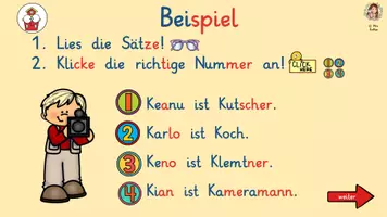Vorschau - Unterrichtsreihen - Lesen lernen Deutsch DaZ Berufe - interaktive PDF - Seite 2