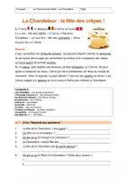 Vorschau - Arbeitsblätter - La Chandeleur et la fête des crêpes A2 - Seite 1