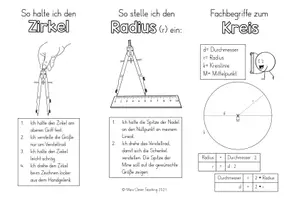 Vorschau - Arbeitsblätter - Zirkel Materialsammlung Grundschule - Seite 3