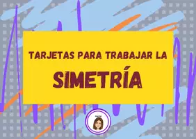 Vista previa - Tarjetas / Manipulativos - TARJETAS PARA TRABAJAR LA SIMETRÍA - Portada