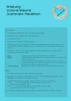 Vorschau - Spiele - Victoria Maxima Grammatik Repetition - Seite 1