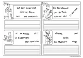 Vorschau - Arbeitsblätter - Berufe Schüttelsätze - Seite 3