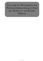 Vorschau - Unterrichtsreihen - Einführung schriftliche Addition Wochenplan Rechenmalblatt Klasse 3 - Seite 2