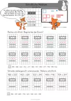 Vorschau - Unterrichtsreihen - Einführung schriftliche Addition Wochenplan Rechenmalblatt Klasse 3 - Seite 3
