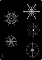Vorschau - Präsentationen/Tafelbilder - Schneeflocken mit Kreide zeichnen - Seite 2