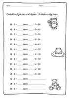 Vorschau - Arbeitsblätter - Einmaleins und Umkehraufgaben (2-fach differenziert) - Seite 3