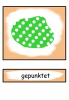 Vorschau - Präsentationen/Tafelbilder - Wortkarten und Bildkarten "Kleidung beschreiben mit Adjektiven" DaZ - Seite 1