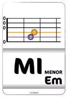 Vista previa - Hojas de trabajo - Aprender guitarra 🎸 Acorde de guitarra MI MENOR - página 3