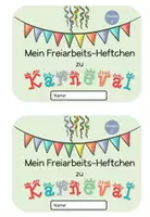 Vorschau - Arbeitsblätter - Freiarbeits-Heftchen Karneval (Klasse 2) - Seite 1