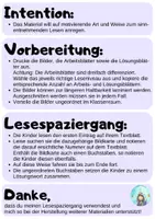 Vorschau - Arbeitsblätter - Lesespaziergang Im Reich der Meerjungfrau (Klassen 1 bis 3) - Seite 1