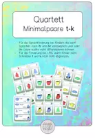 Vorschau - Spiele - Quartett Minimalpaare T-K - Deckblatt