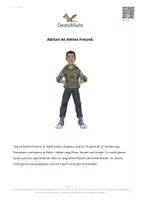 Vorschau - Arbeitsblätter - Deutschfuchs A1 - 26 - Adrian ist Amins Freund. - Deckblatt