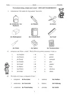 Vorschau - Arbeitsblätter - DaF / DaZ Wortschatz Schule und Lernen B1 - DSD I Vorbereitung - als PDF & Word - Seite 3