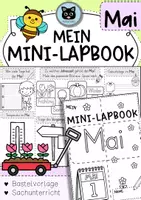 Vorschau - Unterrichtsreihen - Mini-Lapbook | Monat MAI - Deckblatt