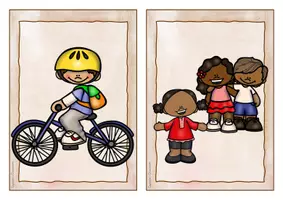 Vista previa - Refuerzo / NEE / Materiales de apoyo - Inglés - tarjetas con imagénes - tiempo libre, pasatiempo - Flashcards English: free time activities - página 2