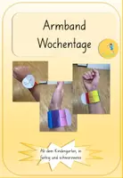 Vorschau - Mal- und Bastelvorlagen - Wochentage Armband Bastelvorlage - Deckblatt
