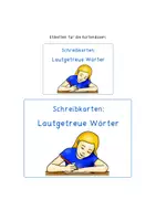 Vorschau - Fördermaterial/Inklusion - Lautgetreue Wörter (Schreibkarten: lautgetreues Schreiben) - Seite 3
