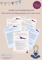 Vorschau - Fördermaterial/Inklusion - Unser Lernzauberspruch (Beratungsset) - Deckblatt