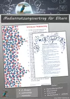 Vorschau - Poster - Mediennutzungsvertrag / Medienvertrag zwischen Eltern & Kindern - Deckblatt