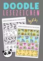 Vorschau - Mal- und Bastelvorlagen - 60 Doodle Lesezeichen zum Ausmalen und Ausschneiden 📚 - Deckblatt