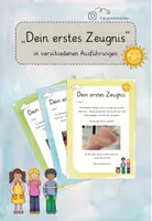Vorschau - Anderer Materialtyp - "Dein erstes Zeugnis" in verschiedenen Ausführungen - Deckblatt