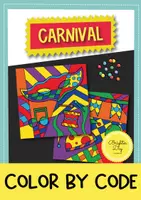 Vorschau - Arbeitsblätter - Carnival color by code / malen nach zahlen (Englisch) - Deckblatt