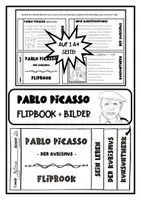 Vorschau - Mal- und Bastelvorlagen - Pablo Picasso Flipbook (Auf 1 A4 Seite!) - Deckblatt