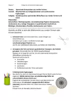 Vorschau - Arbeitsblätter - MATERIALPAKET : 5 COLLAGE AUFGABEN / Mischtechniken - Seite 1