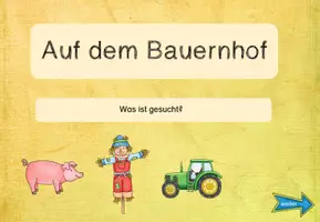 Vorschau - Interaktives Material - Digitale Leserätsel - Auf dem Bauernhof Sätze lesen - Seite 3
