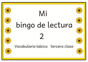 Vista previa - Unidades / Secuencias / Situaciones de Aprendizaje - Bingo de lectura Vocabulario básico del alemán 2 para el tercer grado - Portada