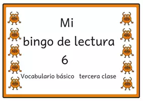 Vista previa - Unidades / Secuencias / Situaciones de Aprendizaje - Bingo de lectura Vocabulario básico del alemán 6 para el tercer grado - Portada